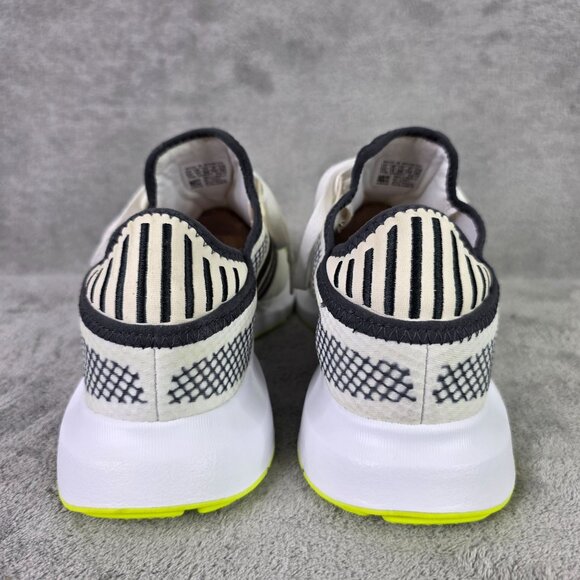 Mens Adidas Swift Run Running Shoes Neon Yellow & Black Sneakers Size 11.5 - Picture 4 of 8